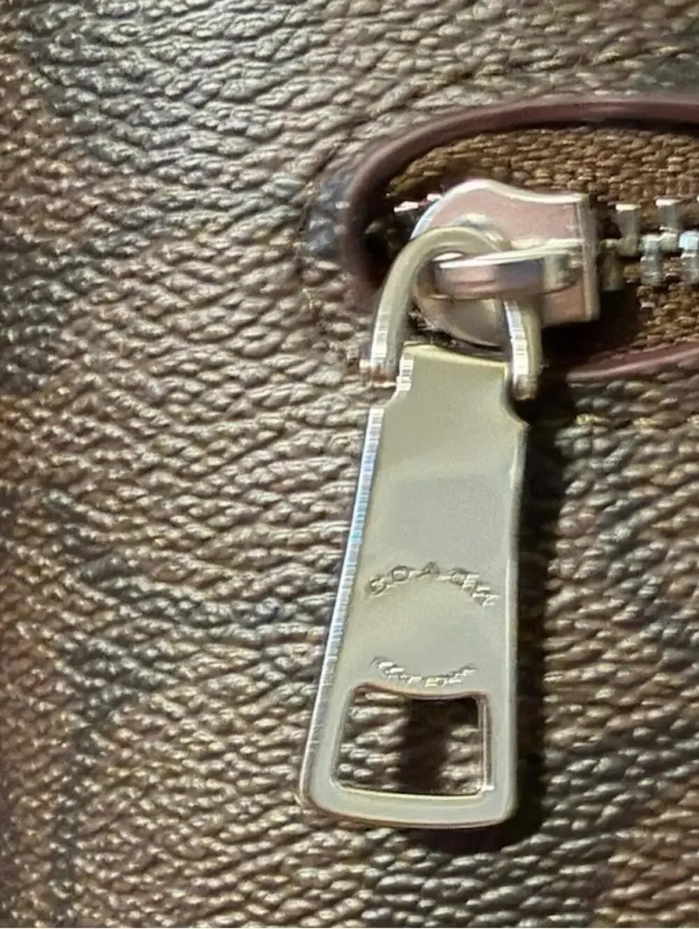 Coach Ellie File Crossbody Signature Canvas NWT